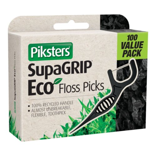 Przejdź do produktu PIKSTERS ECO Floss Picks 100szt. - biodegradowalne niciowykałaczki z aktywnym węglem