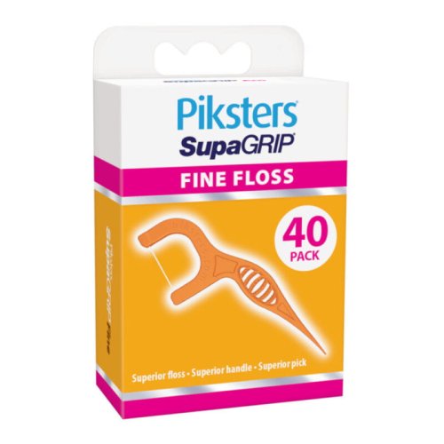 Przejdź do produktu PIKSTERS SupaGRIP FINE FLOSS 40szt. - cienkie i wytrzymałe niciowykałaczki do czyszczenia przestrzeni międzyzęnowych