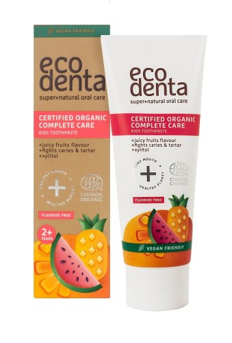 Przejdź do produktu ECODENTA dla dzieci 2+ ORGANIC - o smaku juicy fruits 75ml