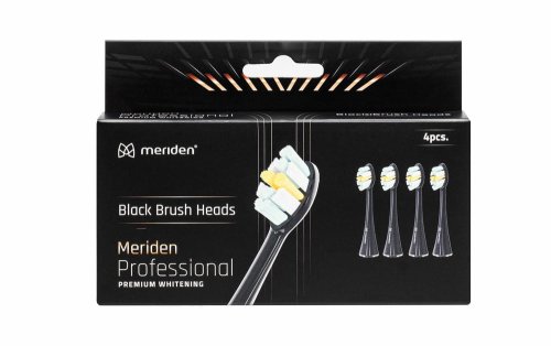 Przejdź do produktu Meriden Końcówki Professional Dual Action Whitening Black - 4 szt
