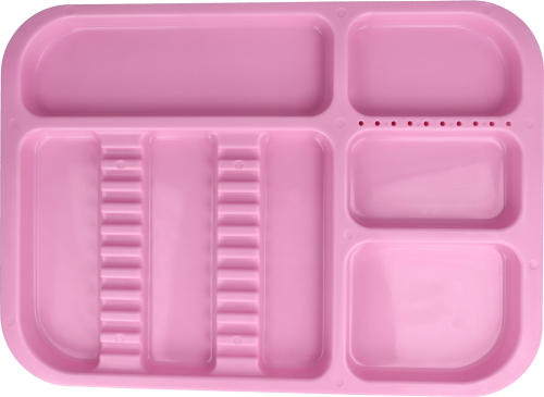 Przejdź do produktu Tacka stomatologiczna 34x24,5x2 cm (plastikowa, autoklawowalna) - różowa