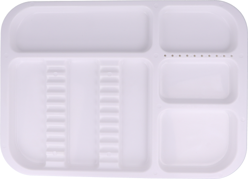 Przejdź do produktu Tacka stomatologiczna 34x24,5x2 cm (plastikowa, autoklawowalna) - biała