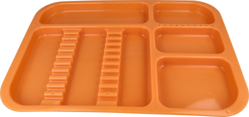 Przejdź do produktu Tacka stomatologiczna 34x24,5x2 cm (plastikowa, autoklawowalna) - pomarańczowa