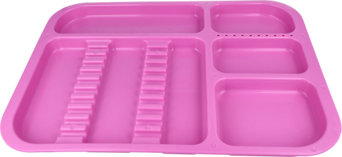 Przejdź do produktu Tacka stomatologiczna 34x24,5x2 cm (plastikowa, autoklawowalna) - fioletowa