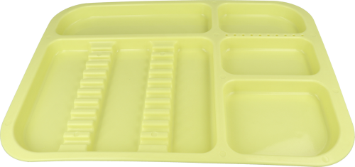 Przejdź do produktu Tacka stomatologiczna 34x24,5x2 cm (plastikowa, autoklawowalna) - żółta