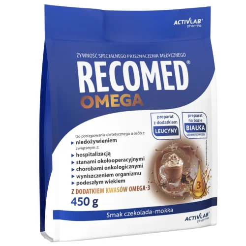 Przejdź do produktu RecoMed® Omega - Czekolada-Mokka 450g
