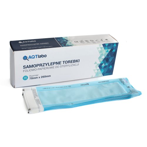 Przejdź do produktu Torebki do sterylizacji 70 x 260 mm AQTlabo