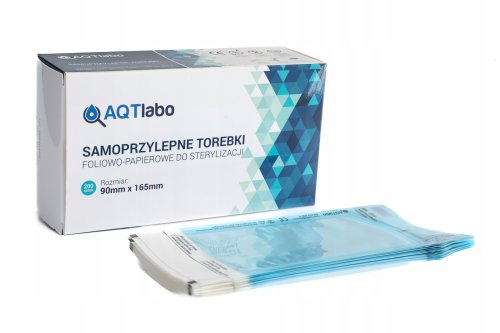 Przejdź do produktu Torebki do sterylizacji 90 x 165 mm AQTlabo