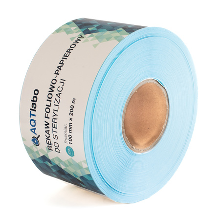 Przejdź do produktu Rękaw papierowo-foliowy do sterylizacji 10 cm x 200 m AQTlabo