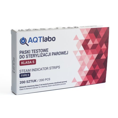 Przejdź do produktu Paski chemiczne do sterylizacji klasy V AQTlabo