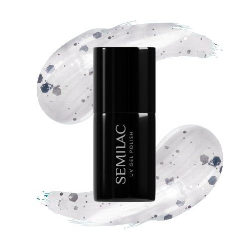 Przejdź do produktu 924 Semilac Lakier Hybrydowy Silver & White Drops 7 ml