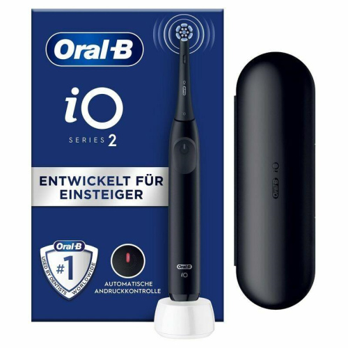 Przejdź do produktu ORAL-B BRAUN SZCZOTECZKA ELEKTRYCZNA iO 2 BLACK + ETUI iOS2.1D9.2K (3 programy, 1 końcówka, 1 ETUI)