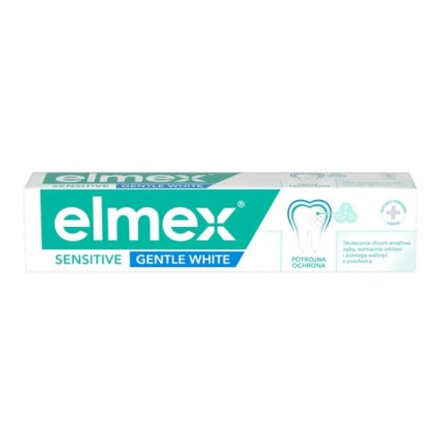 Przejdź do produktu ELMEX Sensitive PROFESSIONAL GENTLE WHITENING 75ml - wybielająca pasta do zębów zapewniająca natychmiastową ulgę w nadwrażliwości