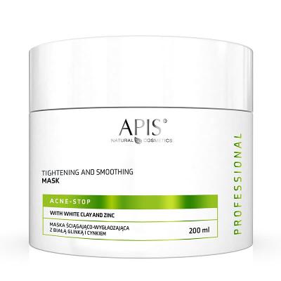 Przejdź do produktu Apis ACNE-STOP Maska ściągająco-wygładzająca z białą glinką i cynkiem 200 ml