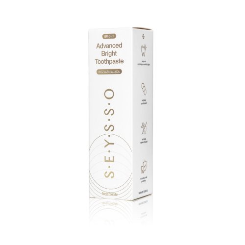 Przejdź do produktu SEYSSO Bright Advanced 75ml - wybielająca Pasta do Zębów Advanced Whitening (z koenzymem Q10) 75ml