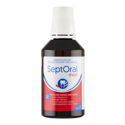 Przejdź do produktu SEPTORAL MED 0,20% CHX 300ml - płyn do płukania jamy ustnej z chlorheksydyną 0,20% CHX