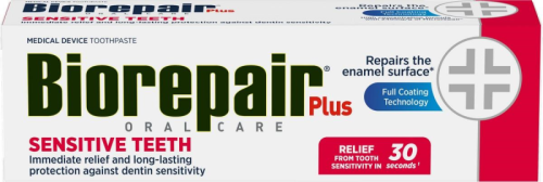 Przejdź do produktu BIOREPAIR PLUS SENSITIVE pasta do zębów na Wrażliwe Zęby bez fluoru 75 ml
