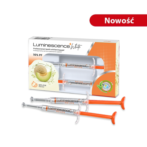 Przejdź do produktu żel do wybielania zębów 16% Melon -LUMINESCENCE WHITE 2x1,2 ml 