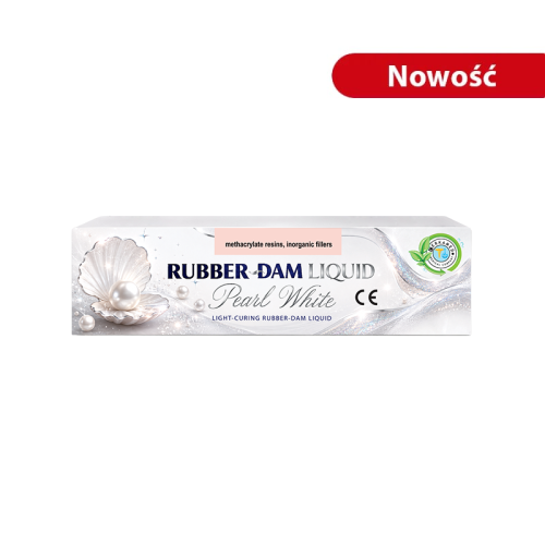 Przejdź do produktu Światłoutwardzalny koferdam w płynie  RUBBER DAM LIQUID PEARL WHITE