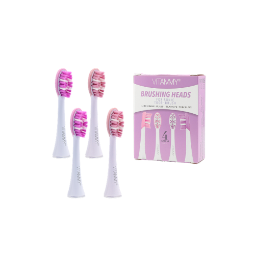 Przejdź do produktu Vitammy końcówki do szczoteczki AURUM ROSE 4szt.