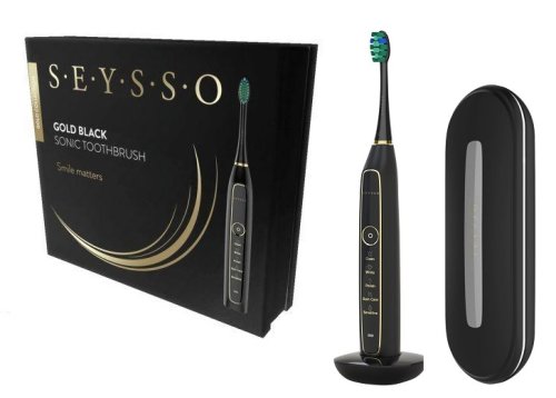 Przejdź do produktu SEYSSO Gold Black ekskluzywna szczoteczka soniczna do zębów