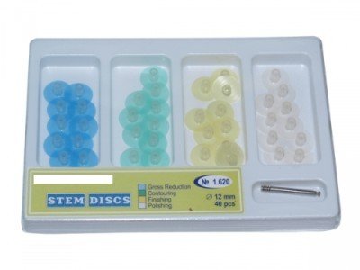 Przejdź do produktu Dyski polerujące z trzonkiem set 40szt 12mm + 3 mandrelki / Asortyment