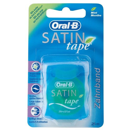 Przejdź do produktu ORAL-B Satin Tape 25m taśma dentystyczna o satynowej powłoce, miętowa