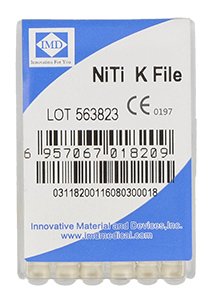 Przejdź do produktu Pilniki kanałowe NiTi (op. 6 szt.) dł. 25 mm - K-File 15