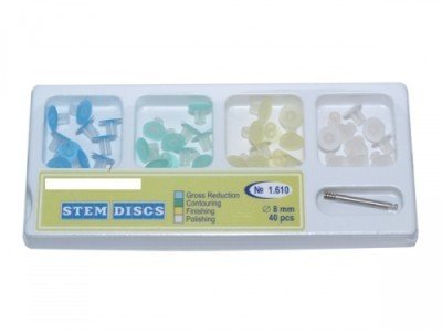 Przejdź do produktu Dyski polerujące z trzonkiem set 40szt 8mm + 3 mandrelki / Asortyment