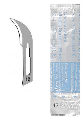 Przejdź do produktu Ostrze do skalpela nr 12 - 1szt   