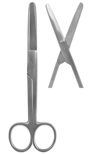 Przejdź do produktu Nożyczki chirurgiczne 18 cm proste tępo/tępe