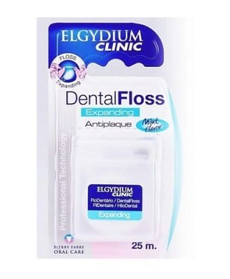 Przejdź do produktu ELGYDIUM Dental Floss Expanding pęczniejąca nić dentystyczna 25m (biała)