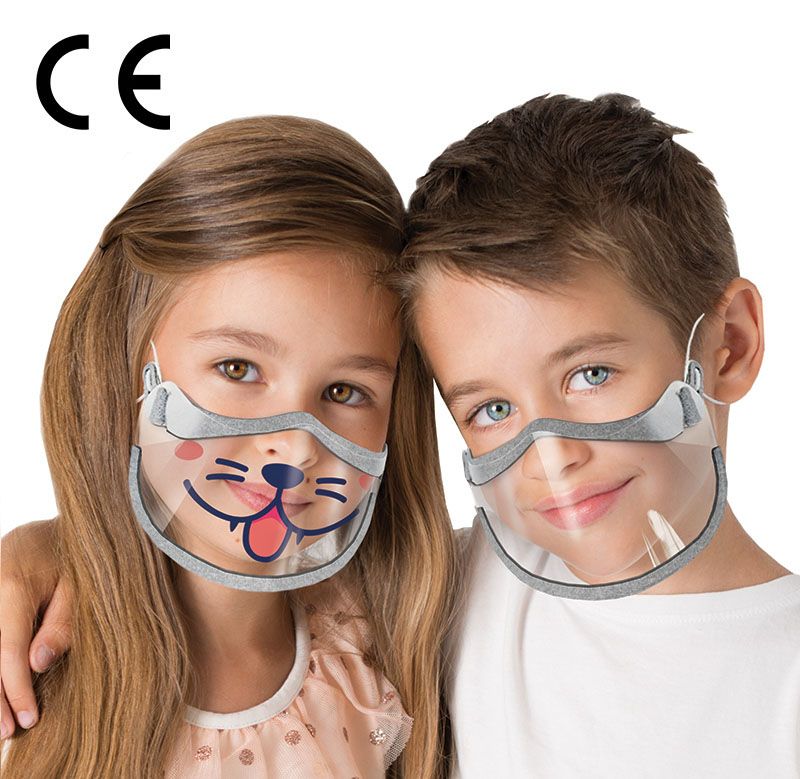 Маска защитная для детей Cerkamed Kids Shield, для рта и носа, 2 шт