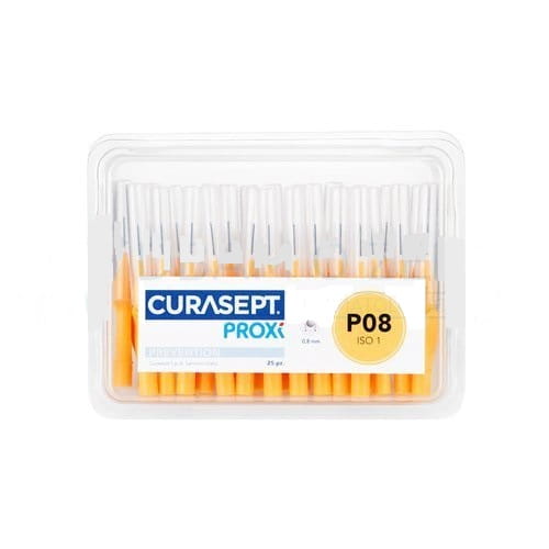 Межзубные ёршики Curasept Proxi Prevention P08, 0,8 мм, короткие, 25 шт