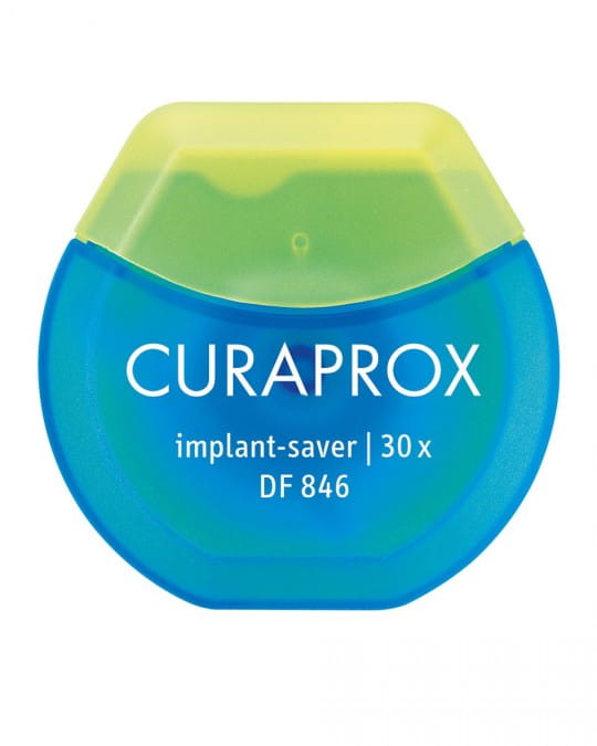 Зубная нить Curaprox DF 846 Implant-Saver, для имплантов, 30 шт