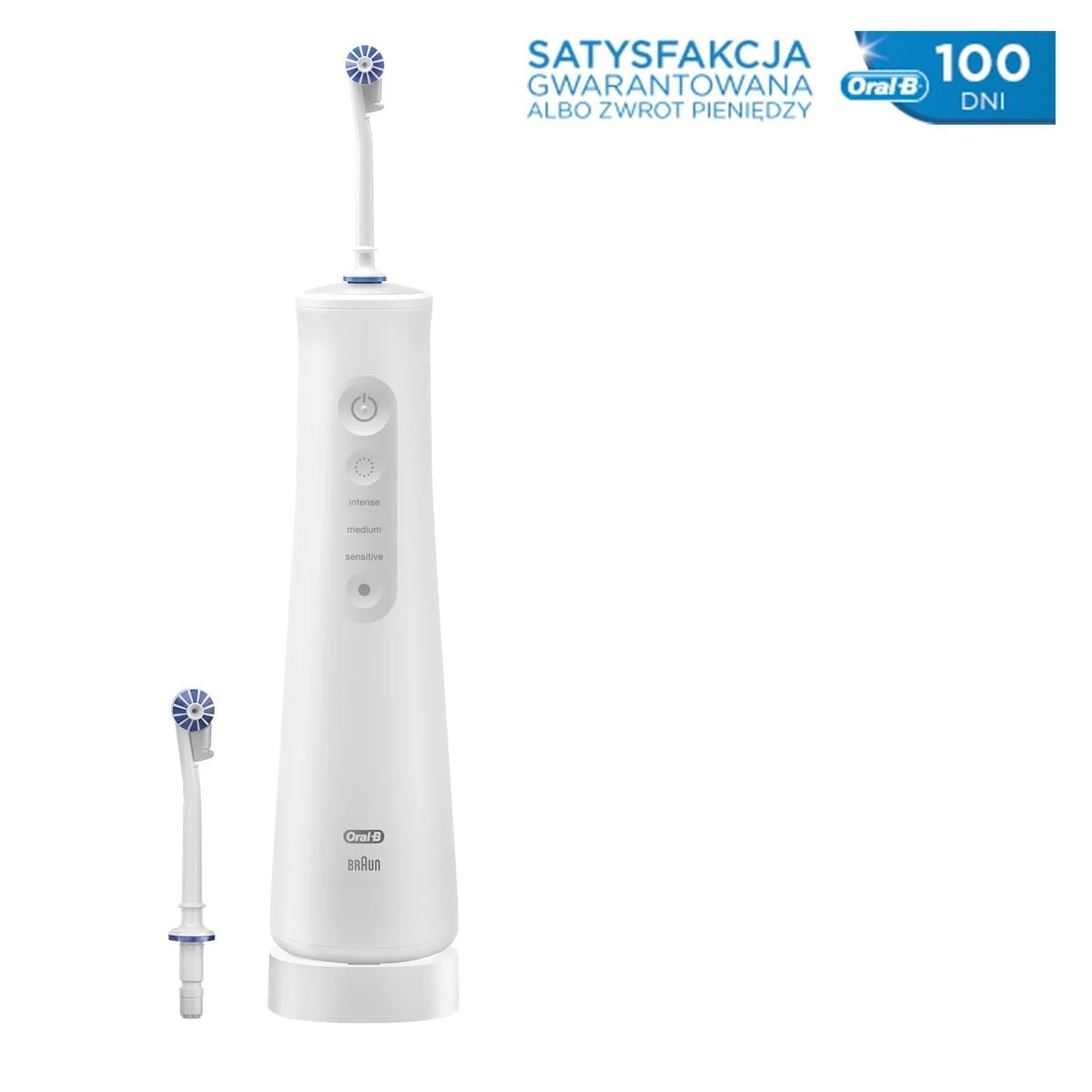 Ирригатор Oral-B AquaCare 6 Pro-Expert OxyJet беспроводной, 3 уровня интенсивности, 2 насадки