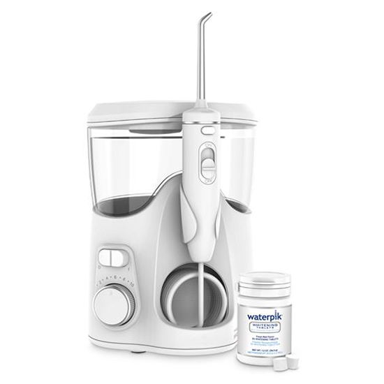 Ирригатор стационарный Waterpik WF-06 EU, отбеливающий, резервуар 600 мл, 4 насадки