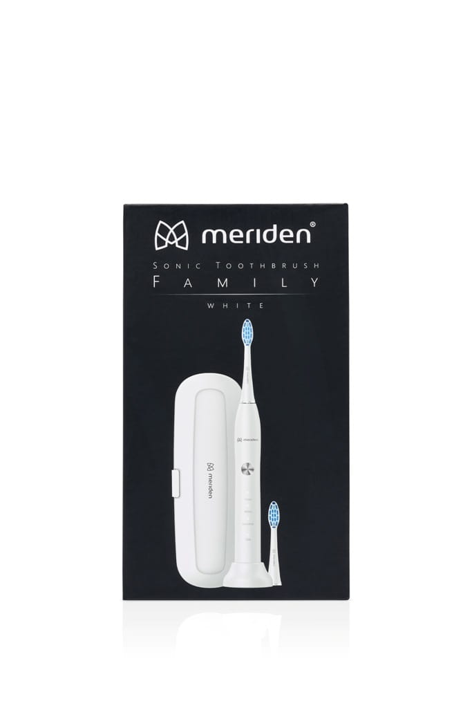 Звуковая зубная щётка Meriden Family, 3 режима, белая