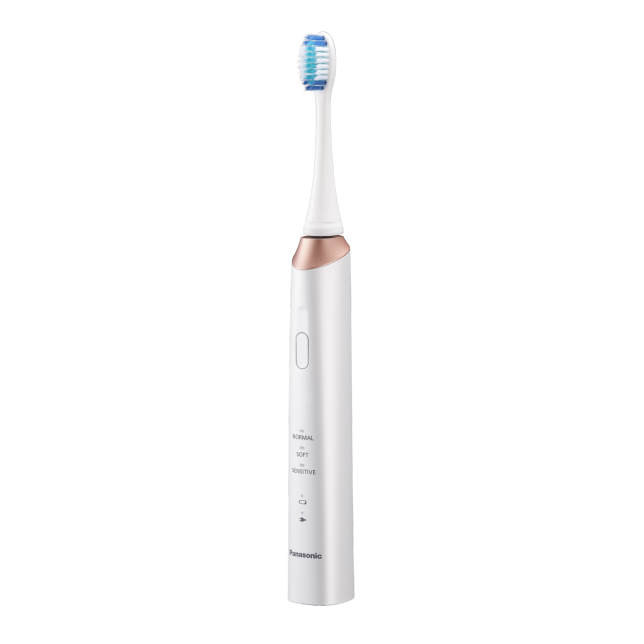 Звуковая зубная щётка Panasonic EW-DC12 Rose Gold, для чистки дёсенных карманов, для чувствительных зубов