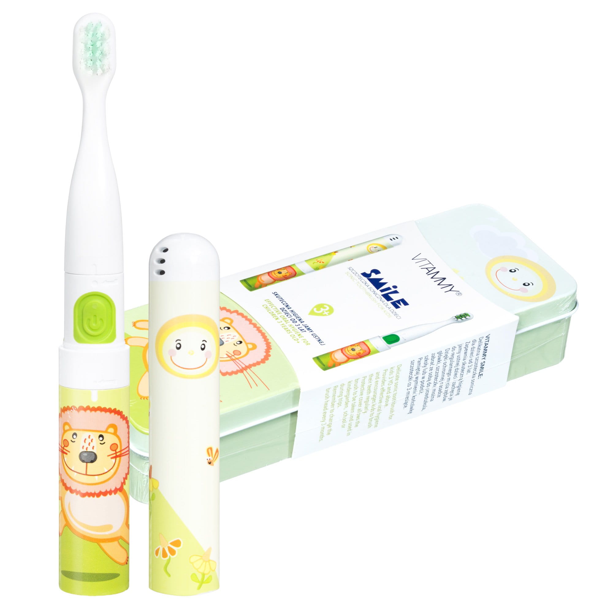 Звуковая зубная щётка для детей Vitammy Smile, лев, с 3 лет
