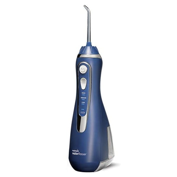 Ирригатор Waterpik WP-563 Cordless Advanced Navy, беспроводной, резервуар 220 мл, 4 насадки