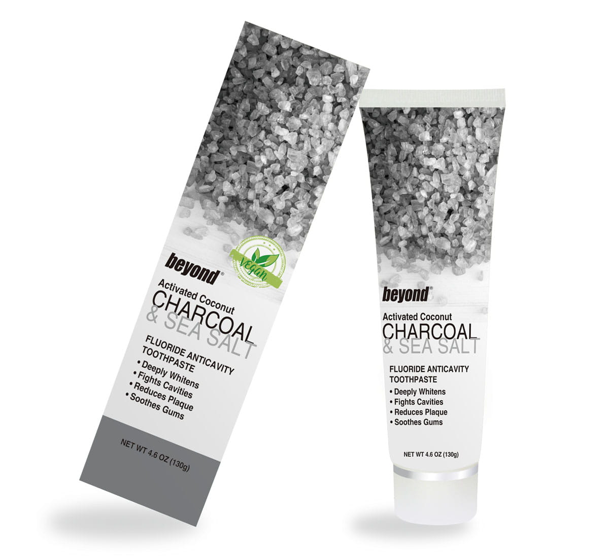 Зубная паста Beyond Charcoal, отбеливающая, с морской солью, 130 г