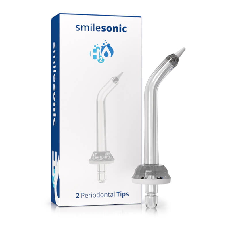 Насадки для ирригатора SmileSonic Periodontal Tips, для дёсенных карманов, для Smilesonic H2O, 2 шт