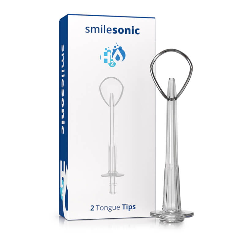 Насадки для ирригатора SmileSonic Tongue Tips, для чистки языка, для Smilesonic H2O, 2 шт