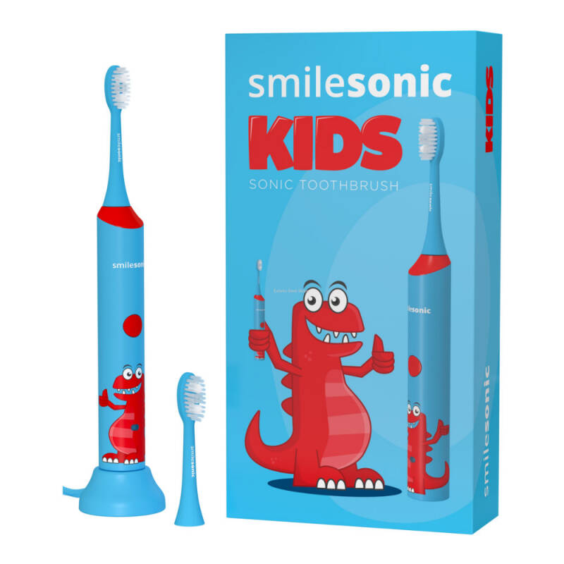 Звуковая зубная щётка для детей SmileSonic Kids Dino, с 3 лет