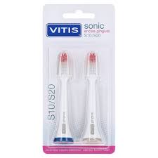 Сменные насадки Vitis Sonic Gingival S10 и S20, мягкие, для чувствительных дёсен, 2 шт