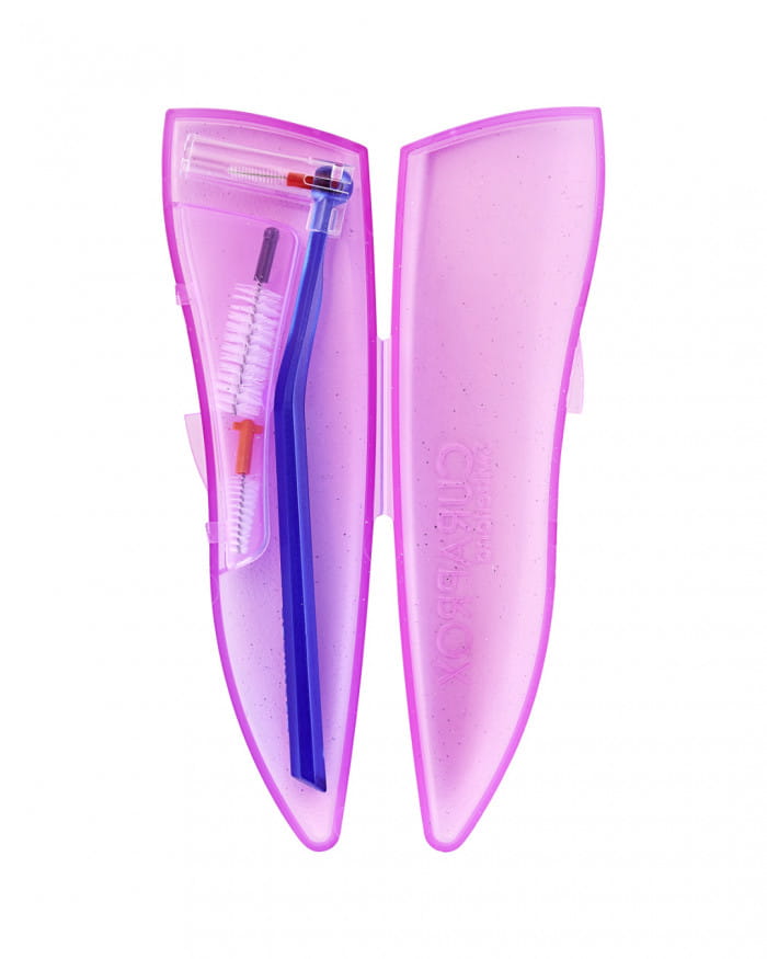 Набор межзубных ёршиков Curaprox CPS 460 Ortho Pocket Set, дорожный, для брекетов