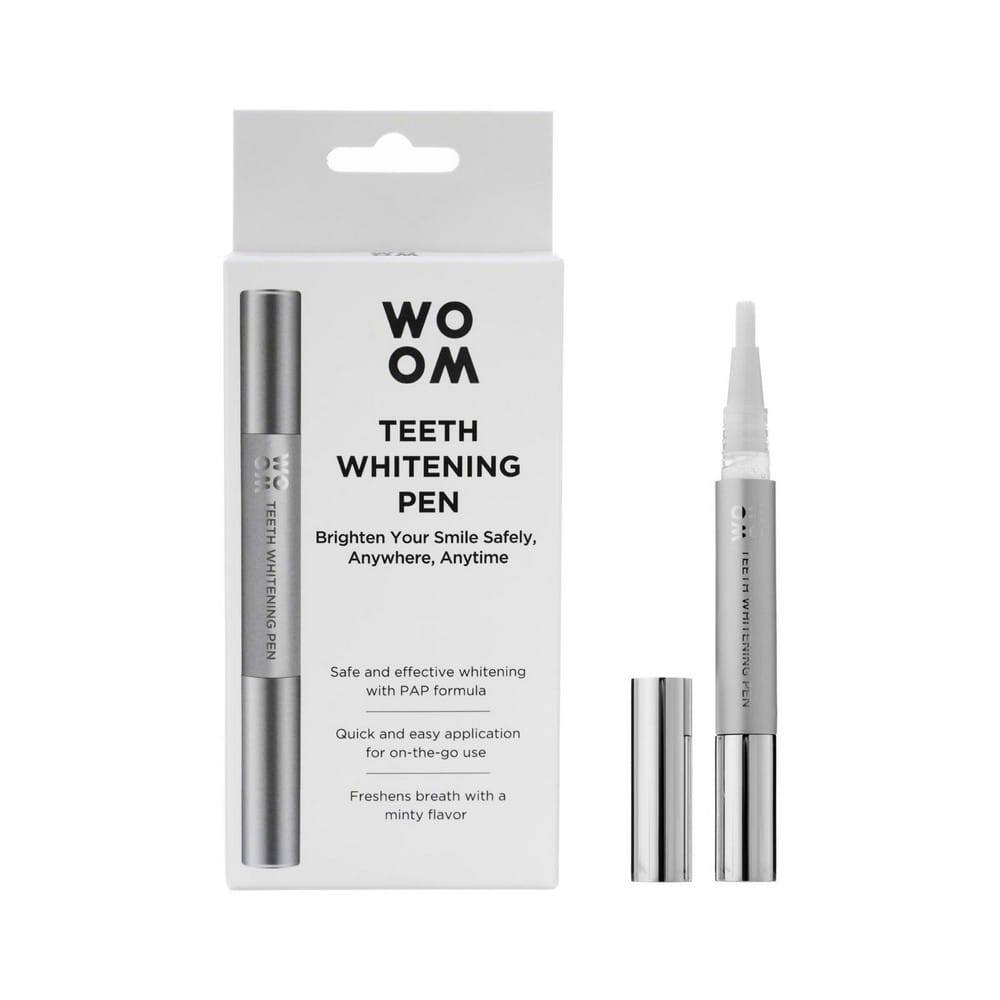 Отбеливающий карандаш для зубов Woom Teeth Whitening Pen, с PAP, без перекиси, мята, 2 мл