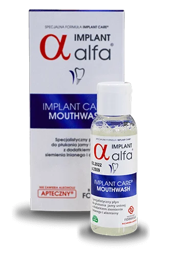 Ополаскиватель для полости рта Alfa Implant Care, до и после имплантации, без спирта, 200 мл