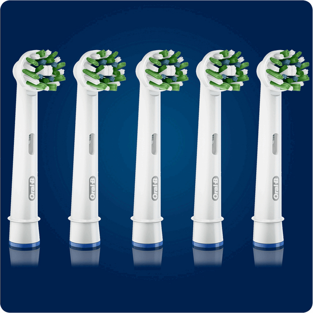 Сменные насадки Oral-B CrossAction, для электрических щёток Oral-B, 5 шт